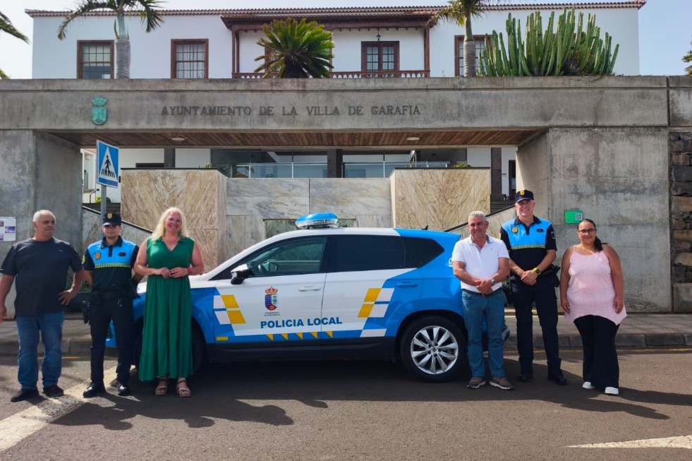 El Ayuntamiento de la Villa de Garafía incorpora un nuevo vehículo patrulla para reforzar el servicio de la Policía Local