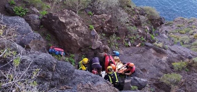 Rescatan a un senderista en La Aldea. MASPALOMAS AHORA