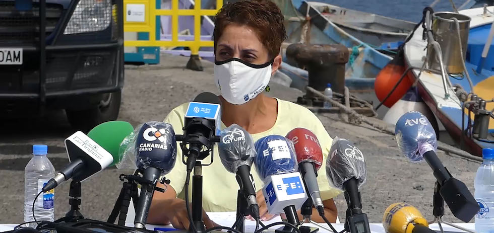 Onalia Bueno en la rueda de prensa. ACFI PRESS