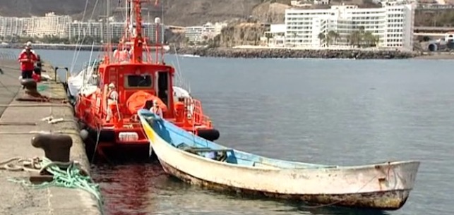 Imagen de archivo, patera en Arguinegu&iacute;n.