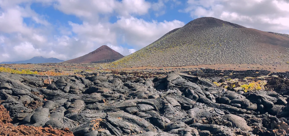 Área volcánica de La Restinga, en la isla de El Hierro (Canarias). Shutterstock / Rebeca Serna