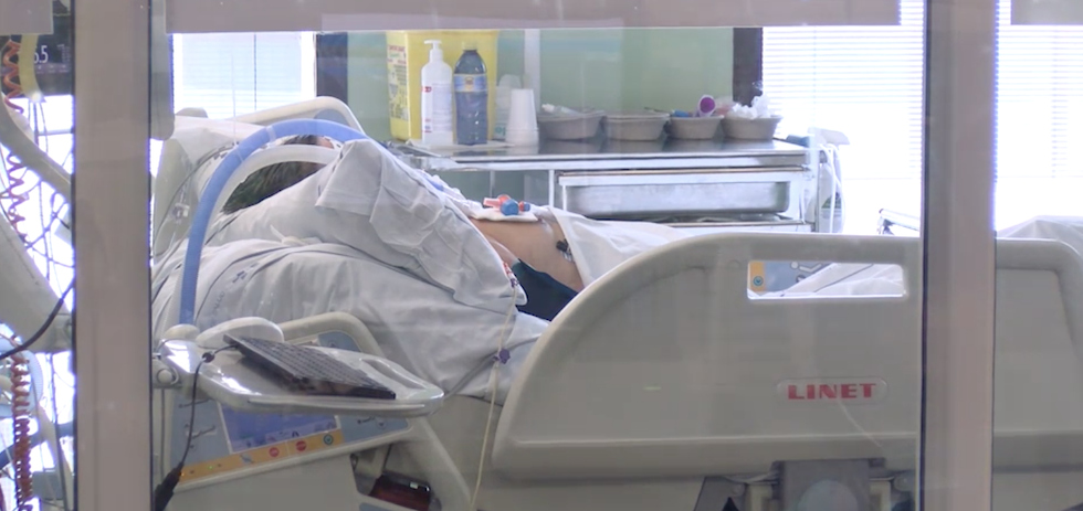 Hospitalizado por covid 19. ACFI PRESS (Archivo)