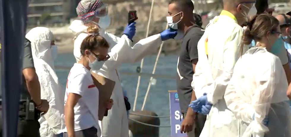 Llegada de inmigrantes. ACFI PRESS