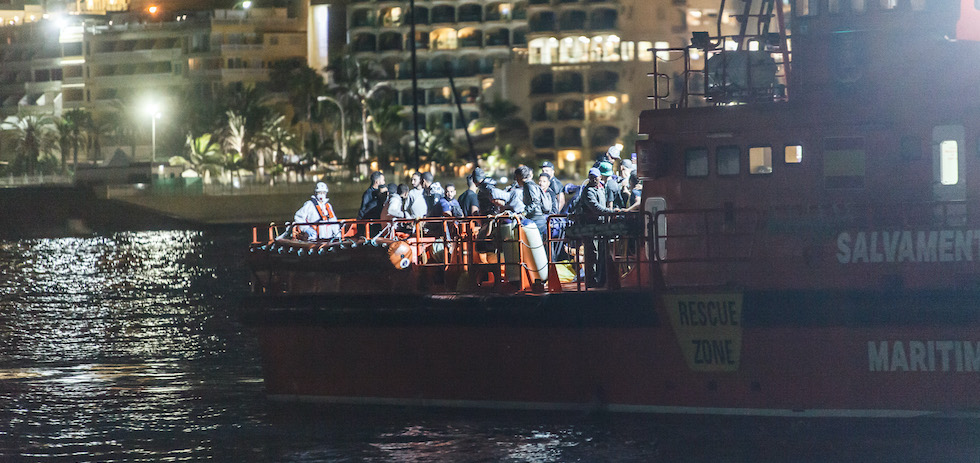 Llegada de pateras esta madrugada. ACFI PRESS