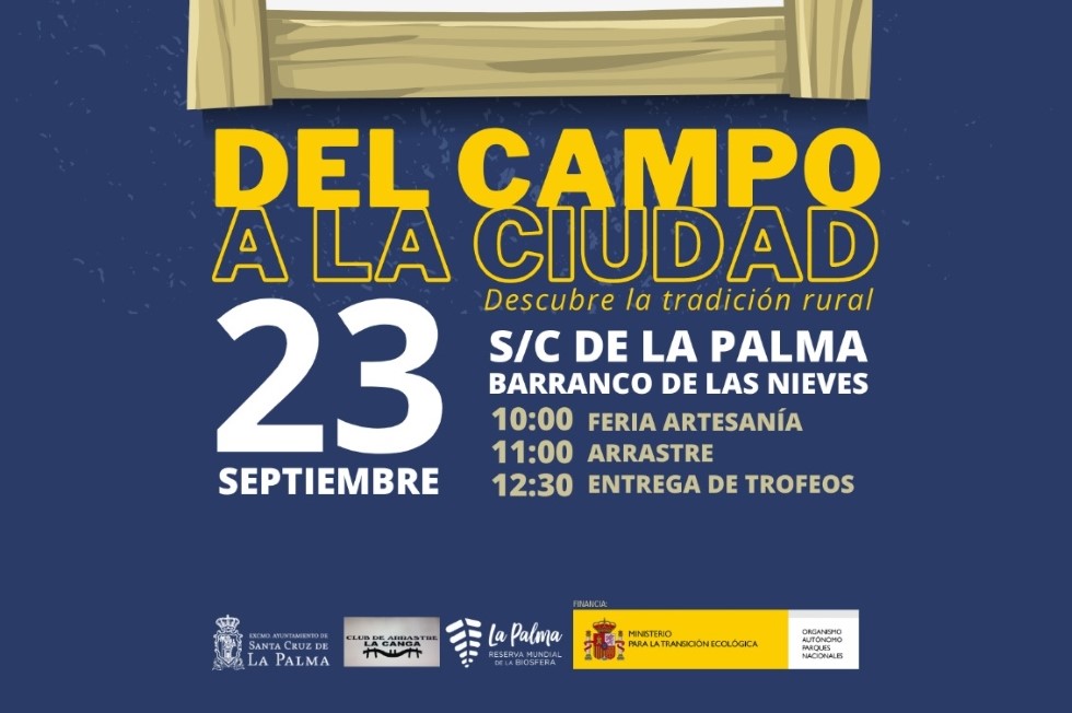 Extracto del cartel del evento "Del campo a la ciudad, descubre la tradición rural"
