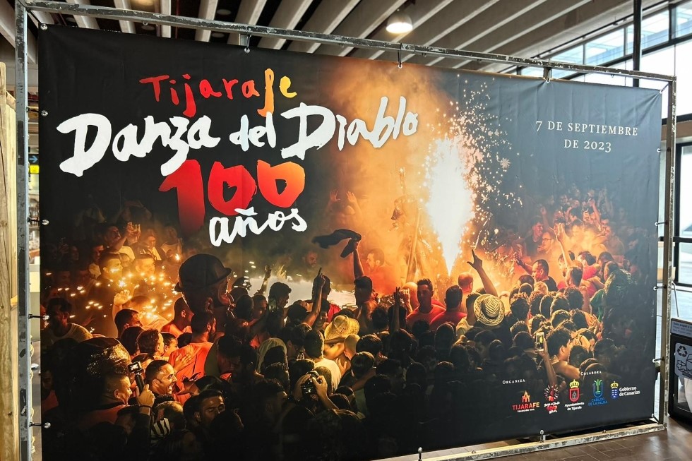 Cartel del centenario de la Danza del Diablo