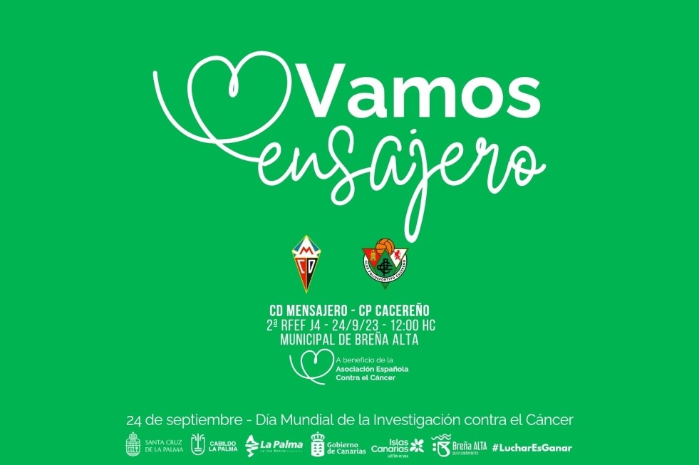 Campaña del CD Mensajero en Apoyo de la Asociación Española Contra el Cáncer