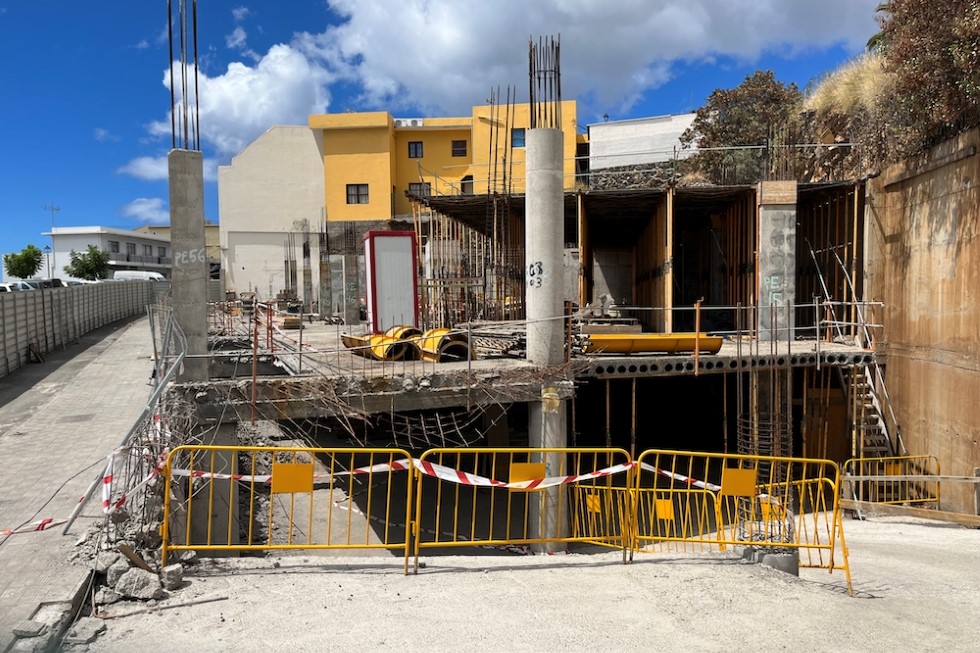 Obras del vivero