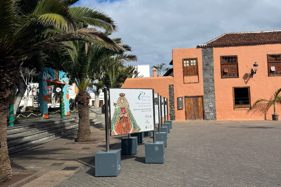 Santa Cruz de La Palma lleva a Garachico la exposición itinerante de la Bajada de la Virgen