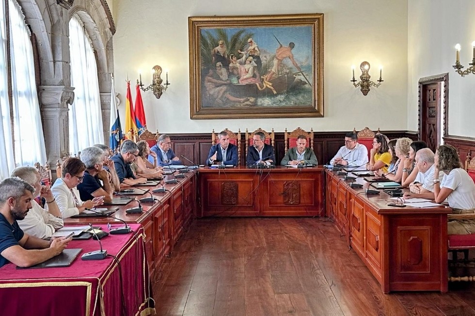 Reunión con el sector comercial. Santa Cruz de la Palma