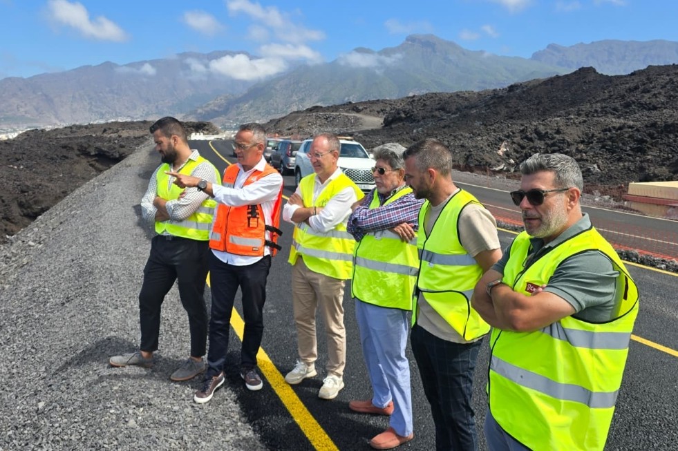El Cabildo ultima la recuperación de la carretera de Todoque