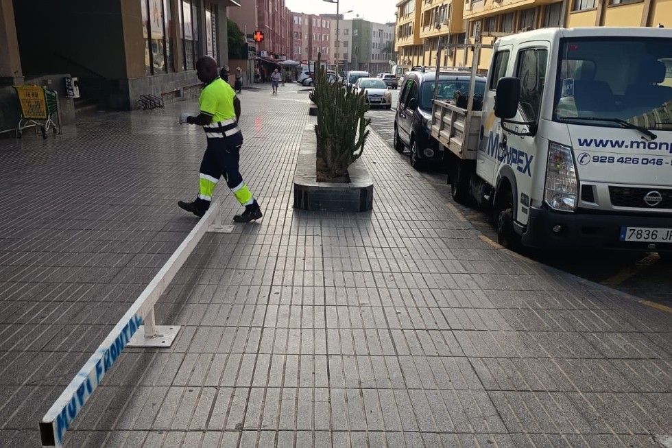 Delimitaci&oacute;n zonal donde se implantar&aacute; la marquesina del C.C. Bellavista | Maspalomas Ahora