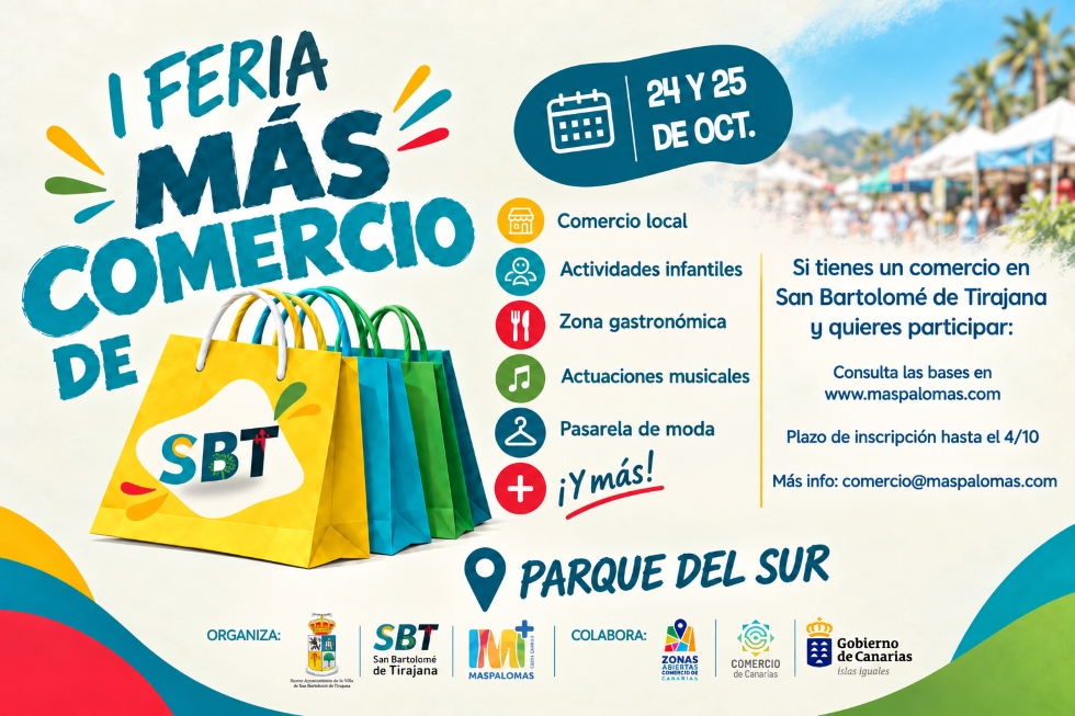 Feria M&aacute;s Comercio de SBT | Maspalomas Ahora