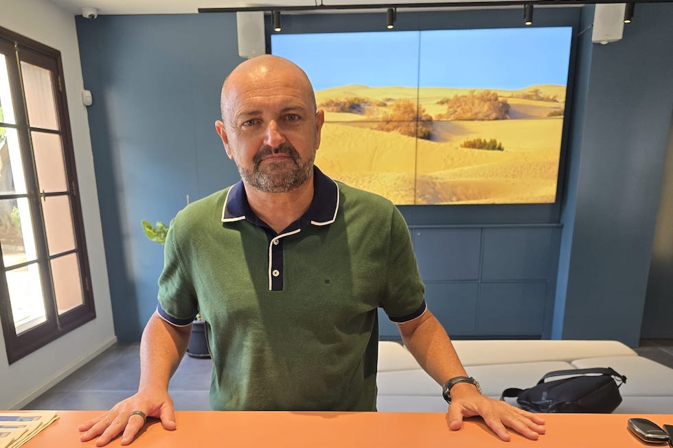 Carlos &Aacute;lamo, consejero de Turismo de Gran Canaria. Maspalomas Ahora