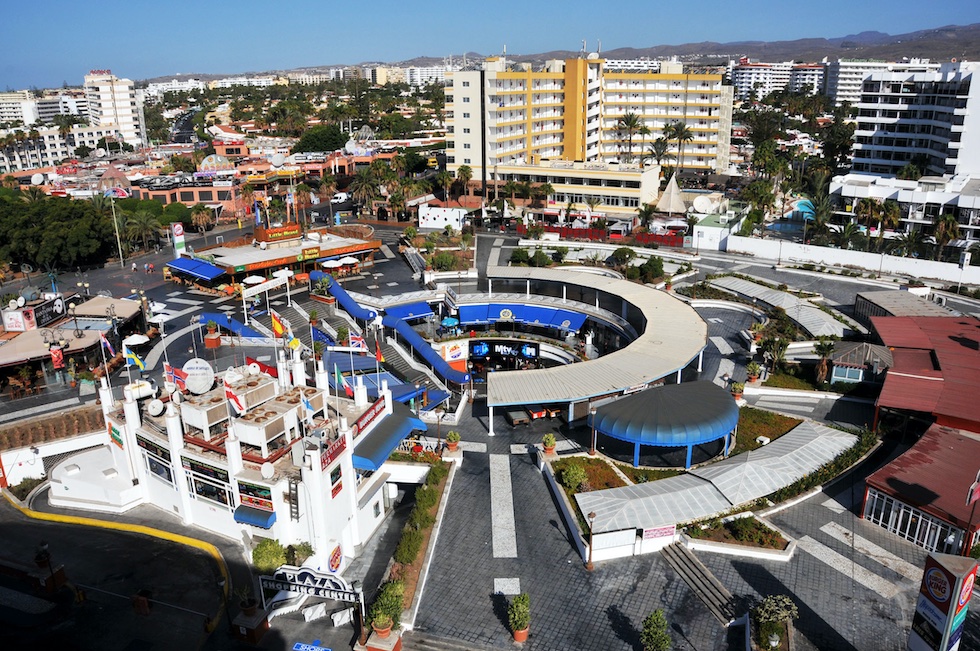 Imagen de archivo de la Plaza de Maspalomas | Maspalomas Ahora.