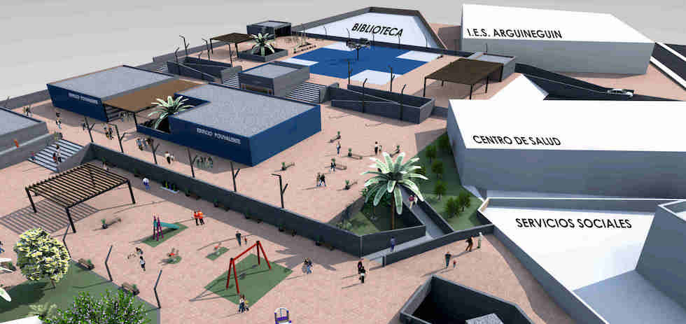 Infograf&iacute;a del proyecto del edificio d e aparcamientos de Arguineguín | MASPALOMAS AHORA