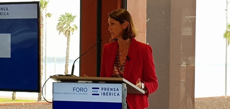 La ministra de Turismo en su visita a Canarias | Imagen de archivo.
