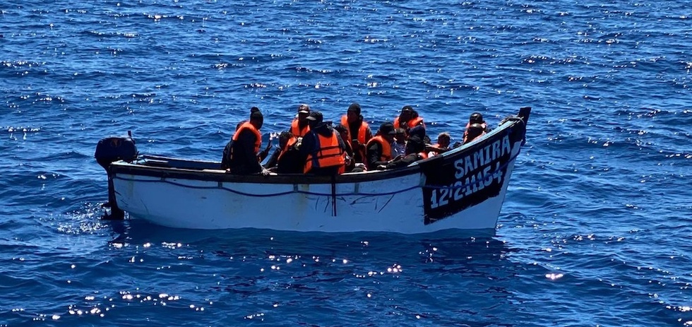Migrantes localizados al suroeste de Gran Canaria. MASPALOMAS AHORA