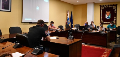 Reuni&oacute;n de la alcaldesa Bueno con el sector empresarial. MASPALOMAS AHORA