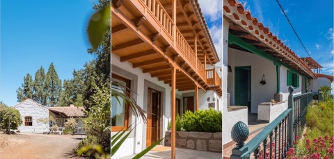 De izquierda a derecha Casa Rural María Luisa / Allureh Emblematic Lodging (Casa Emblemática Allureh) / Casa Tajinaste.