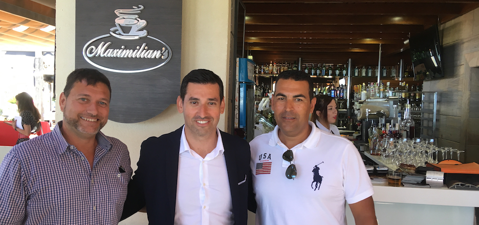 Dimas Sarmiento, Alejandro Marichal y Alexis Moreno