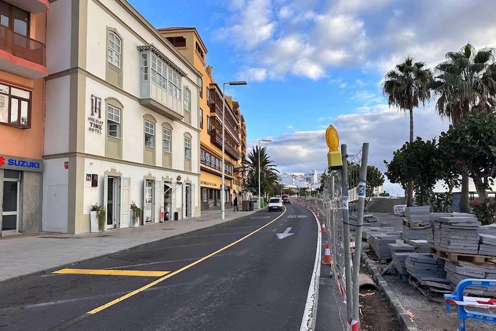 Tramo de la Avenida Marítima que se cortará el lunes 30 de octubre