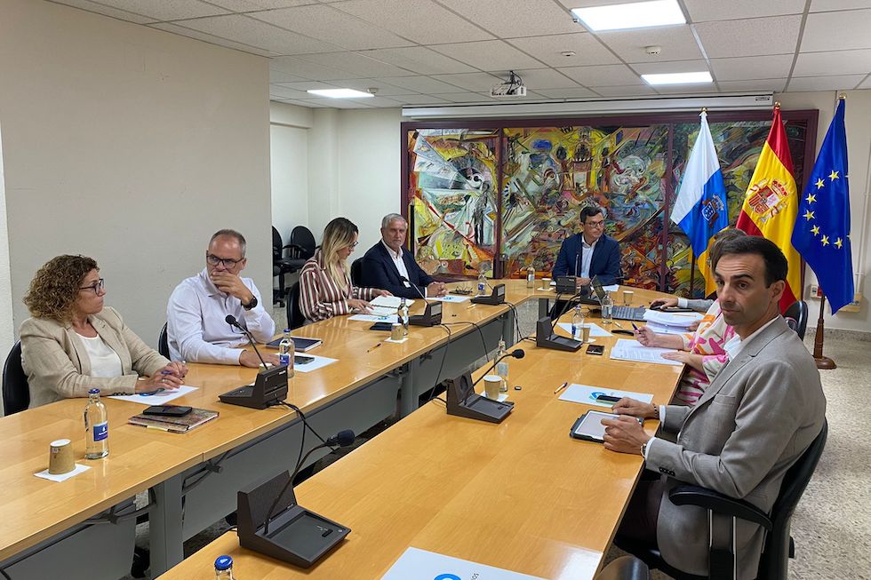 Reunión del Consejo de Administración de Puertos Canarios