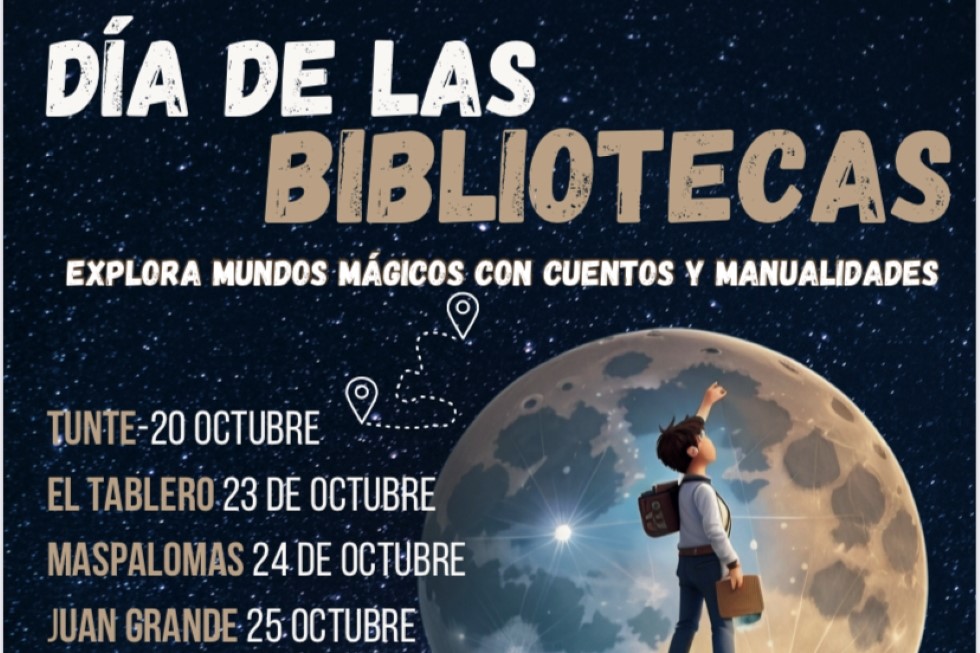 Extracto del cartel del Día de las bibliotecas
