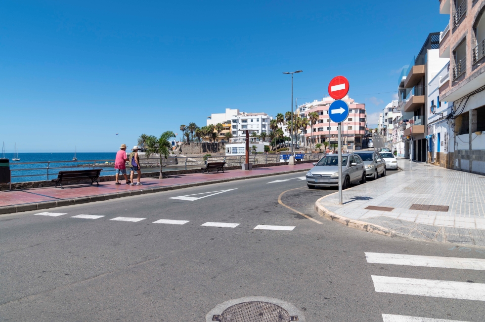 Tramo de la calle Miguel Marrero Rodríguez