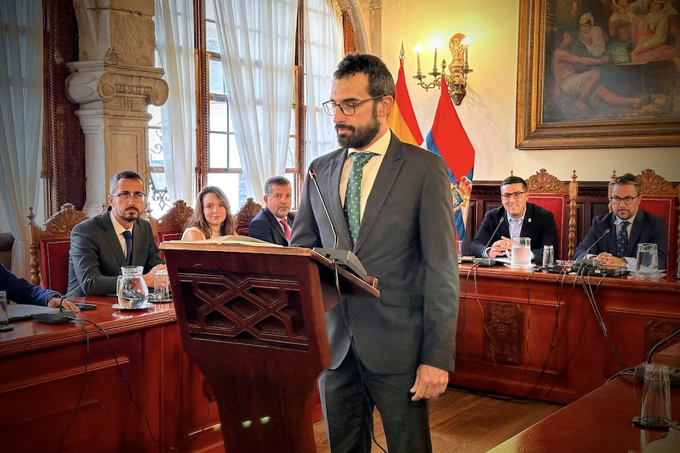 Sergio Rodríguez, toma de posesión como nuevo concejal