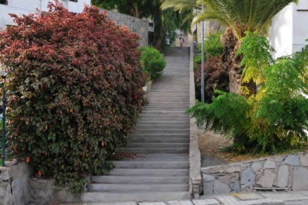 Una de las Escaleras de la avenida Gran Canaria