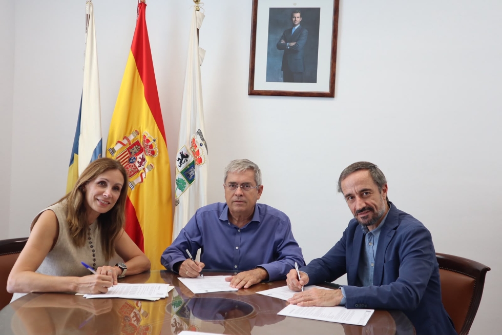 Firma del convenio con Red El&eacute;ctrica | Maspalomas Ahora