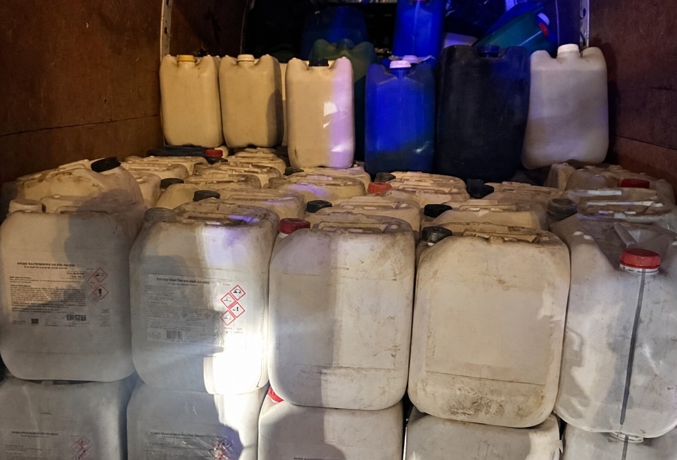 Garrafas de combustible intervenidas | Maspalomas Ahora