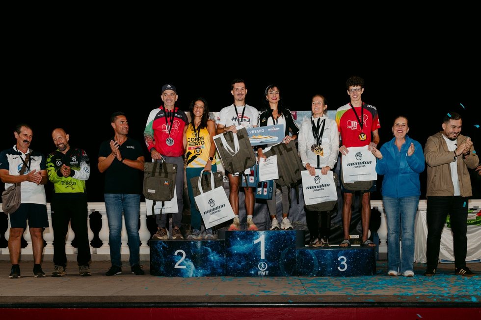 Aythami Brito y Ana Begoña González Francisco reinan bajo la luna llena en la Full Moon Trail