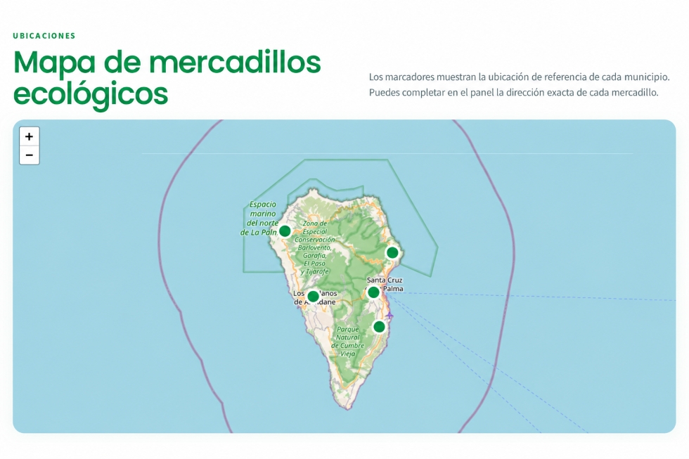 El Cabildo pone en marcha una campaña para promocionar los puestos ecológicos de los mercadillos de La Palma