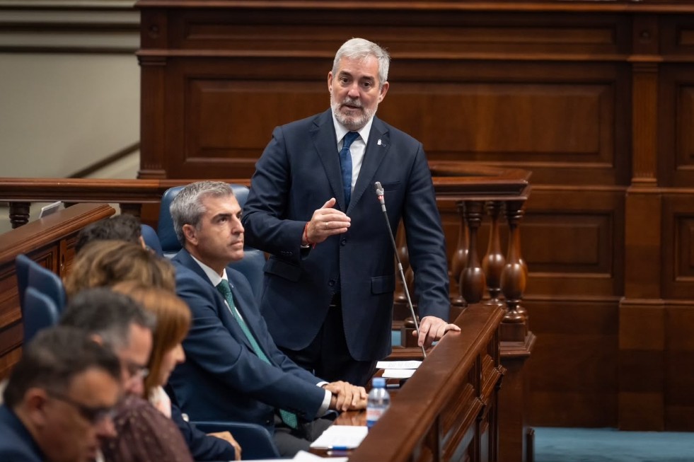 Fernando Clavijo en el pleno del Gobierno de Canarias | Maspalomas Ahora