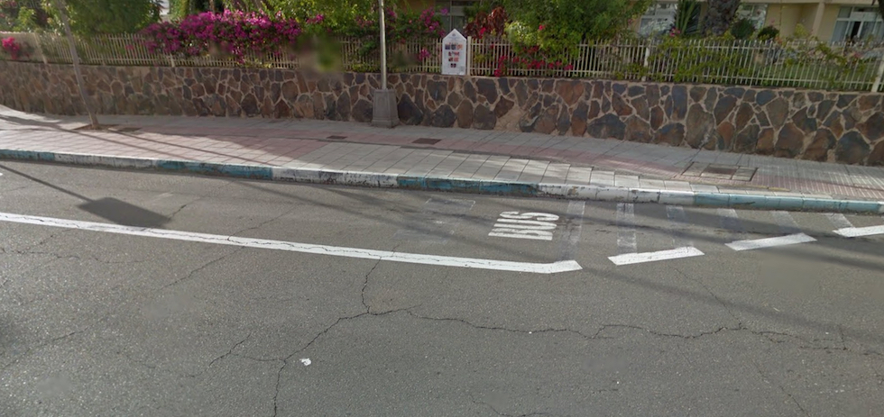 Lugar donde se hallaba el cuerpo.