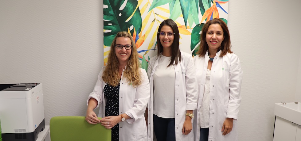 Las endocrinas Claudia Arnas, Ana S&aacute;nchez y Sara Quintana | MASPALOMAS AHORA