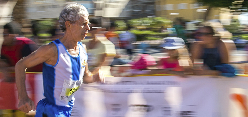 Archivo: Abel Antón en la Media Maratón Camilo Sánchez. Foto: MARCOS PONTE