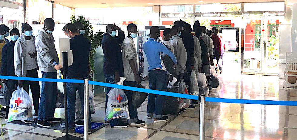 Migrantes en Vista Flor. MASPALOMAS AHORA