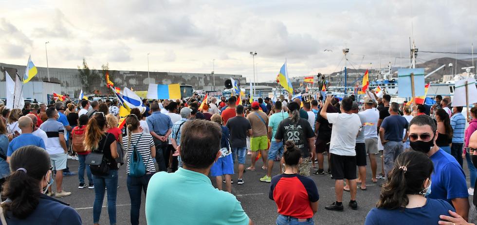 Manifestación en Arguineguín. MASPALOMAS AHORA