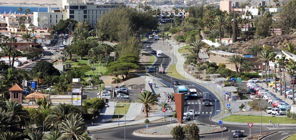 Imagen de archivo de la Avenida de la Unión Europea | MASPALOMAS AHORA