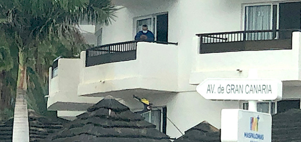 Inmigrantes alojados en el hotel Servatur. MASPALOMAS AHORA