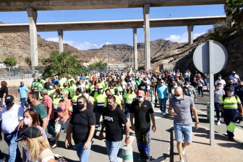 Manifestación 'Salvemos el turismo en Mogán'