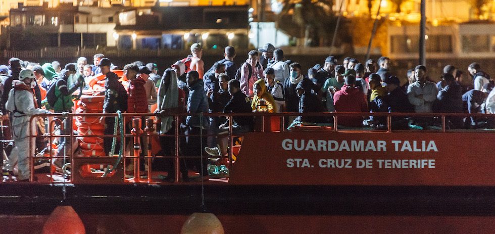 Llegada de inmigrantes a Canarias. ACFI PRESS