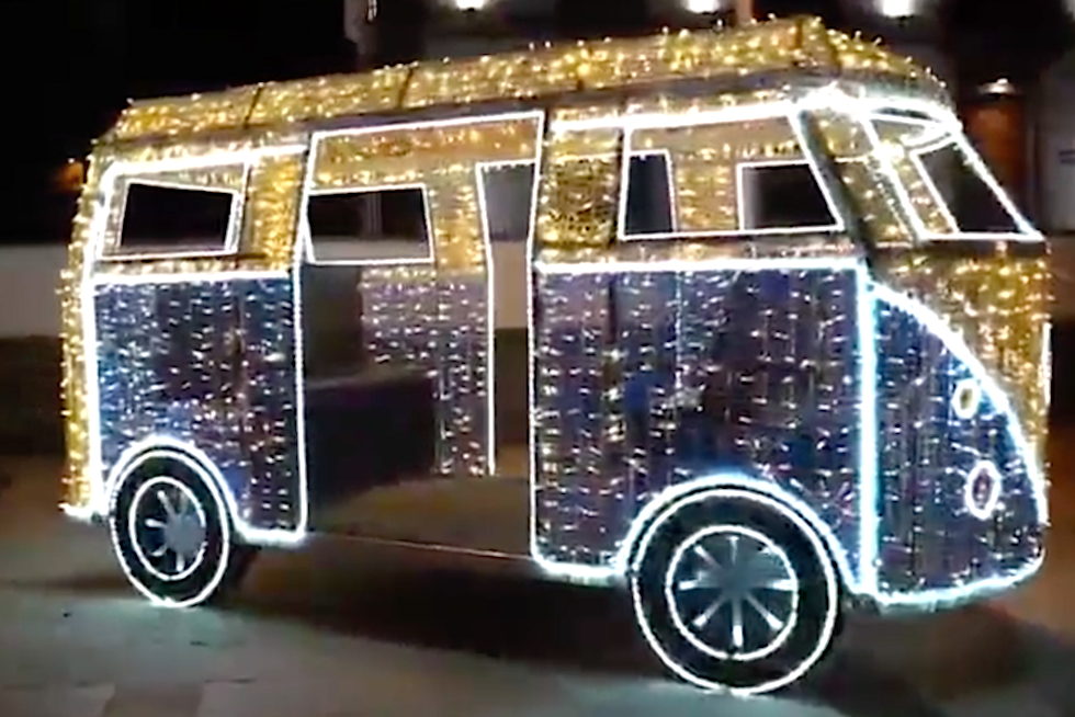 Una de las decoraciones navideñas en 2022.