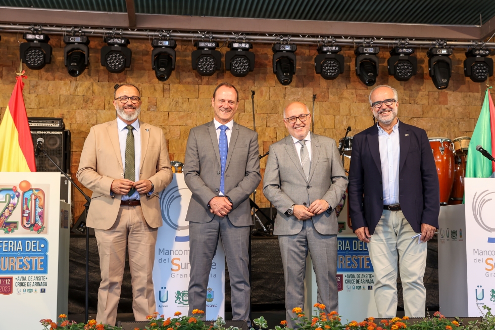 De izquierda a derecha, Francisco García, Óscar Hernández, Antonio Morales y José López