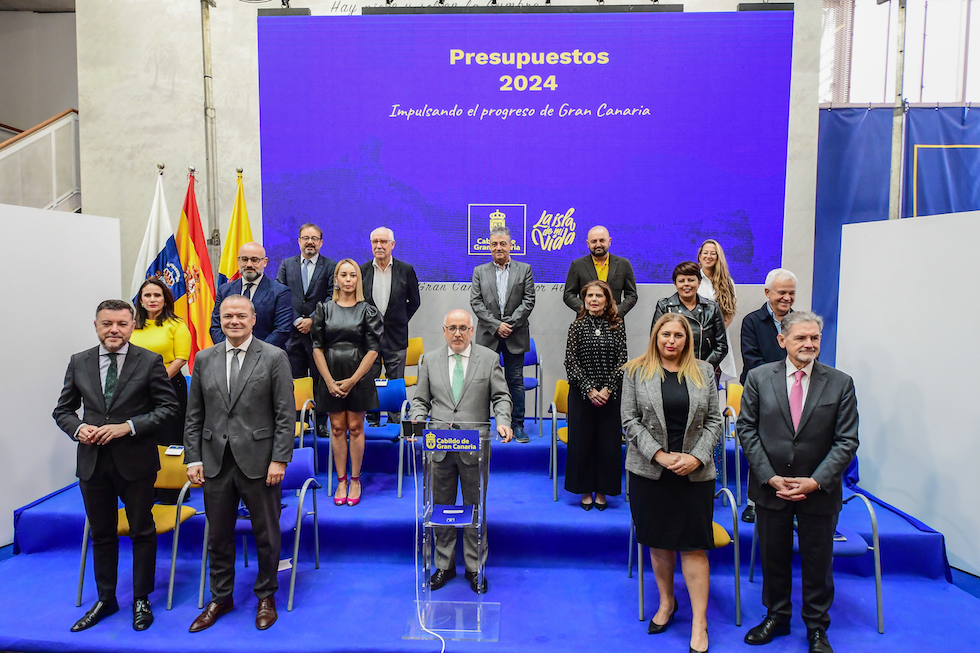 Grupo de Gobierno del Cabildo de Gran Canaria. Imagen: David Delfour
