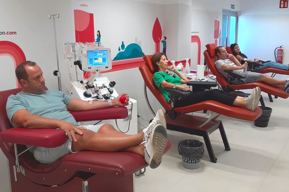Donantes de sangre
