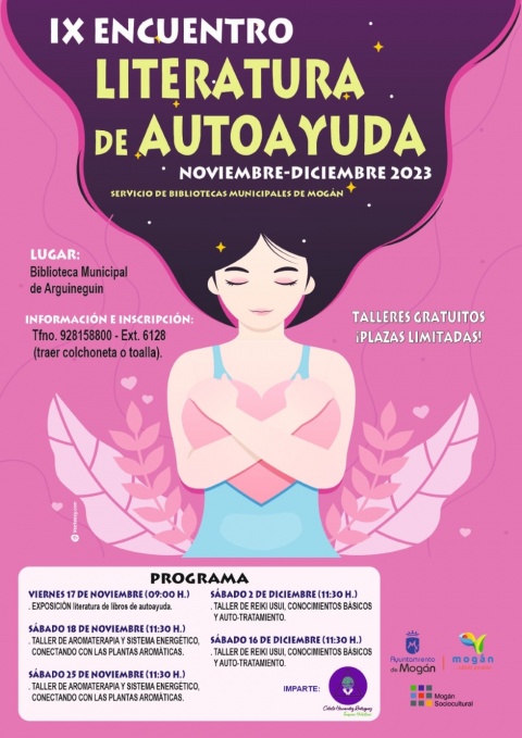 Cartel de la IX edición del Encuentro de Literatura de Autoayuda